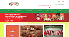 Desktop Screenshot of naturasfoods.com